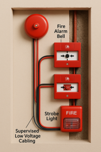 fire alarm system low voltage cabling